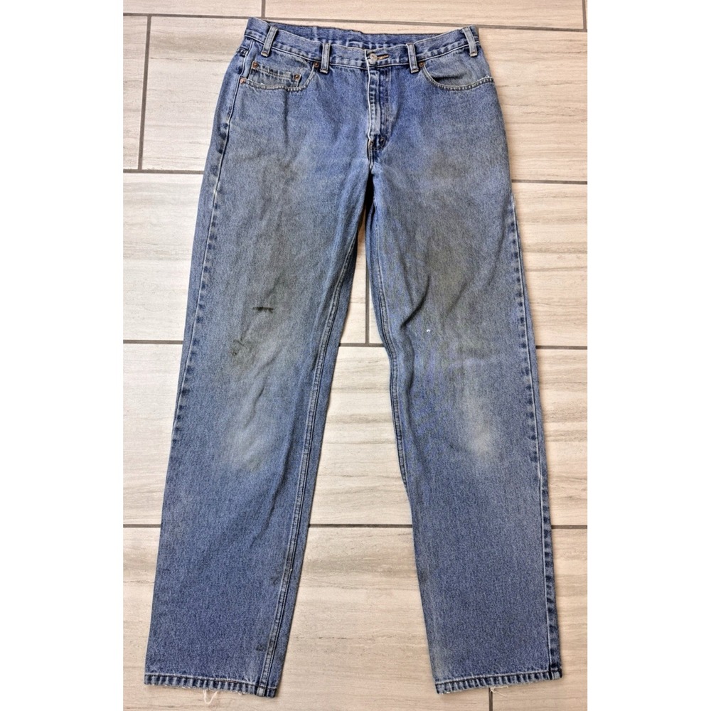 Levi's 550 Jeans Vintage 90s Relaxed‎ Fit Distressed Denim 36X36 Y2K